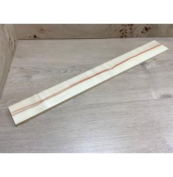 Клён Американский заготовка накладки для бас-гитары Радиал АА 11х82-58х700 мм-1