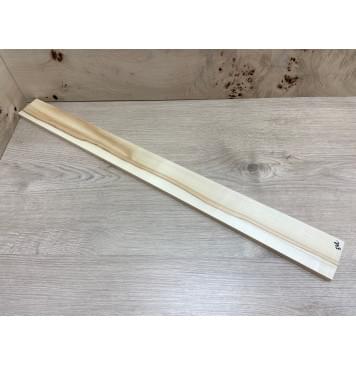 Клён Американский заготовка накладки для бас-гитары Радиал АА 11х68-58х700 мм-1