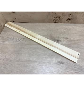 Клён Американский заготовка накладки для бас-гитары Радиал АА 11х74-64х700 мм-0