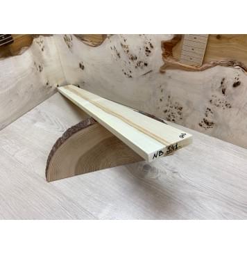 Клён Американский заготовка накладки для бас-гитары Радиал АА 11х74-64х700 мм-2