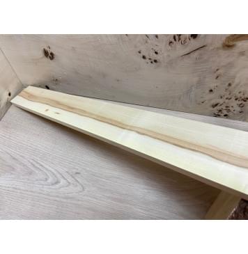 Клён Американский заготовка накладки для бас-гитары Радиал АА 11х74-64х700 мм-3