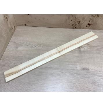 Клён Американский заготовка накладки для бас-гитары Радиал АА 11х74-64х700 мм-1