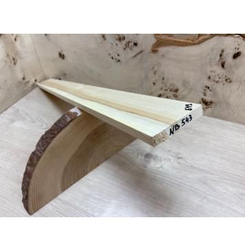 Клён Американский заготовка накладки для бас-гитары Радиал АА 11х62-58х700 мм-2