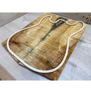 Клён Американский Spalted Волнистый заготовка на топ Смешанный АА Волна ААА 17х174х445-465 мм 2 шт (книжкой) Уценка-гнилостные поражения древесины,под стабилизацию или работу с порозаполнителями  Клён Американский Spalted Волнистый заготовка на топ Смешанный АА Волна ААА 17х174х445-465 мм 2 шт (книжкой) Уценка-гнилостные поражения древесины,под стабилизацию или работу с порозаполнителями -0