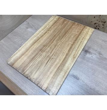 Клён Американский Spalted Волнистый заготовка на топ Радиал АА Волна ААА 19х163х465 мм 2 шт книжкой Уценка-гнилостные поражения древесины,под стабилизацию или работу с порозаполнителями-2