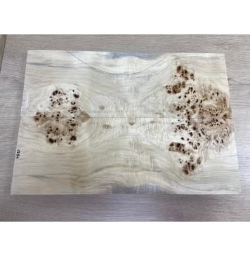 Тополь Кап заготовка на топ Смешанный ААА 23х174х495 мм - 2 шт. (книжкой)-0