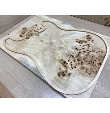 Тополь Кап заготовка на топ Смешанный ААА 23х174х495 мм - 2 шт. (книжкой)-2