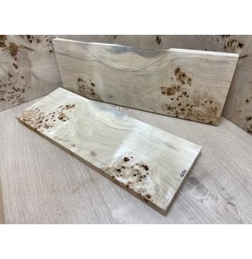 Тополь Кап заготовка на топ Смешанный ААА 23х174х495 мм - 2 шт. (книжкой)-4