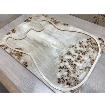 Тополь Кап заготовка на топ Смешанный ААА 24х180х500 мм - 2 шт. (книжкой)-3