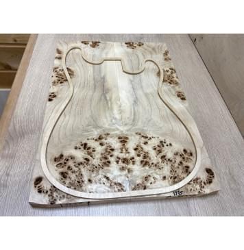 Тополь Кап заготовка на топ Смешанный ААА 24х180х500 мм - 2 шт. (книжкой)-0