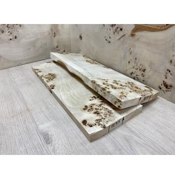 Тополь Кап заготовка на топ Смешанный ААА 24х180х500 мм - 2 шт. (книжкой)-1