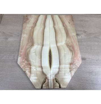 Клён Американский заготовка на топ Смешанный ААА 11х178х490 мм - 2 шт. (книжкой)-0