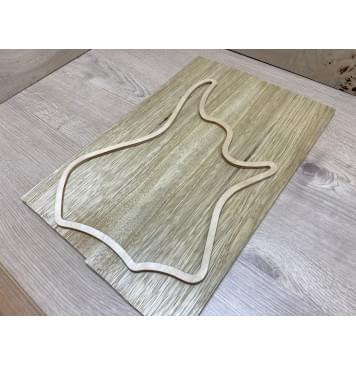 Корина Белая заготовка на топ Тревел гитары Смешанный АА 9х143х430 мм 2 шт (книжкой)-3