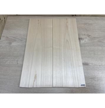 Клён Белый заготовка на топ Тангент ААА 8,5х170х460 мм - 2 шт. (книжкой)-2