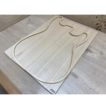 Клён Белый заготовка на топ Тангент ААА 8,5х170х460 мм - 2 шт. (книжкой)-3