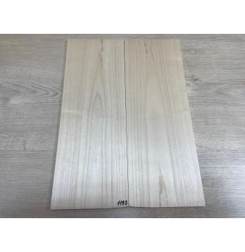 Клён Белый заготовка на топ Тангент ААА 8,5х170х460 мм - 2 шт. (книжкой)-0