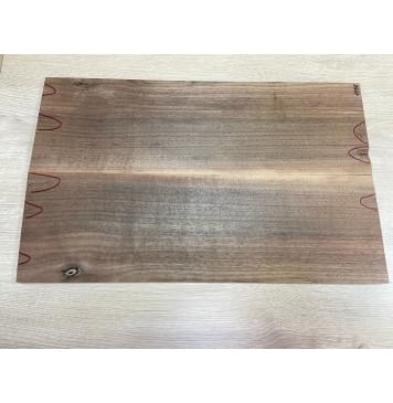 Орех Американский Заболонь заготовка на топ Радиал АА 12х170х550 мм 2 шт книжкой -0