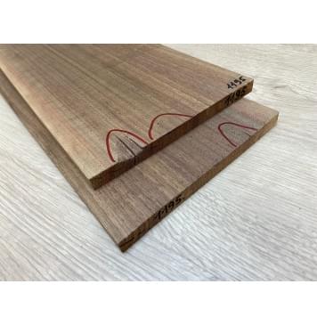 Орех Американский Заболонь заготовка на топ Радиал АА 12х170х550 мм 2 шт книжкой -3