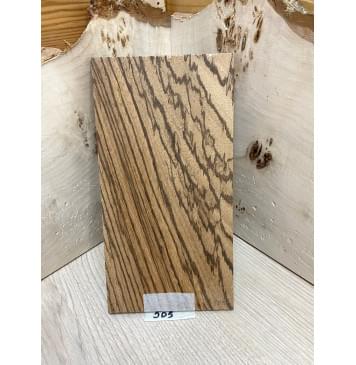 Зебрано заготовка накладки на головку грифа Смешанный АА 6х118х220 мм-0