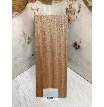 Махагон Кая заготовка накладки на головку грифа Радиал АА 6х95х235 мм-0