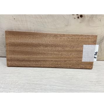 Махагон Кая заготовка накладки на головку грифа Радиал ААА 5х95х235 мм-0