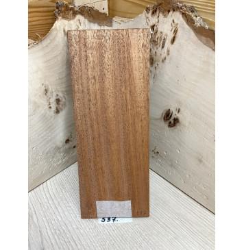 Махагон Кая заготовка накладки на головку грифа Радиал ААА 5х95х235 мм-0