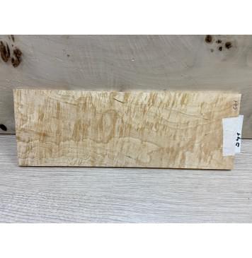 Клён Белый Явор, Волнистый заготовка накладки на головку грифа Смешанный ААА Волна ААА 5,5х93х260 мм-1