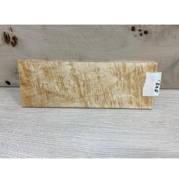 Клён Белый Явор, Волнистый заготовка накладки на головку грифа Смешанный ААА Волна ААА 4,5х92х255 мм-2