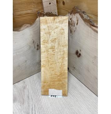 Клён Белый Явор, Волнистый заготовка накладки на головку грифа Смешанный ААА Волна ААА 4,5х92х255 мм-1