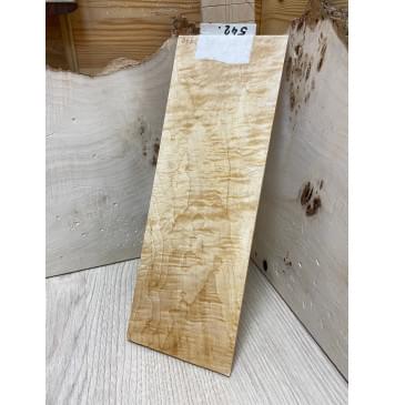 Клён Белый Явор, Волнистый заготовка накладки на головку грифа Смешанный ААА Волна ААА 4,5х92х255 мм-0