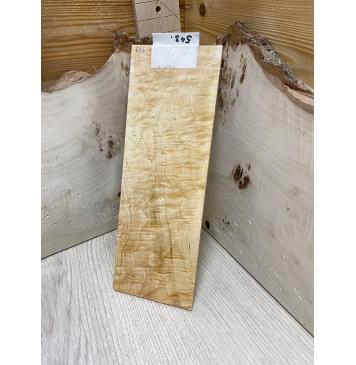 Клён Белый Явор, Волнистый заготовка накладки на головку грифа Смешанный ААА Волна ААА 3,5х92х255 мм-2