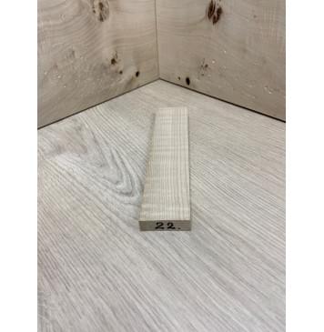 Клён Белый Явор, Волнистый заготовка для бриджа акустической гитары Радиал АА Волна АА 15х44х190 мм-3