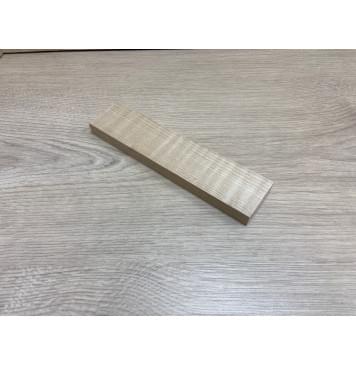 Клён Белый явор, Волнистый заготовка для бриджа акустической гитары Радиал АА Волна АА 15х44х190 мм-2