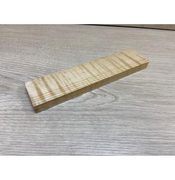 Клён Белый явор, Волнистый заготовка для бриджа акустической гитары Радиал АА Волна АА 15х44х190 мм-0