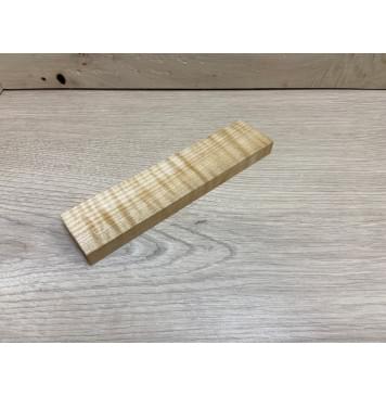 Клён Белый явор, Волнистый заготовка для бриджа акустической гитары Радиал АА Волна АА 15х44х190 мм-1