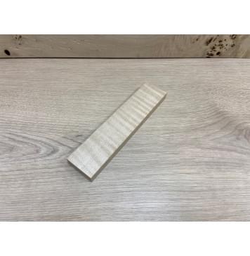 Клён Белый Явор, Волнистый заготовка для бриджа акустической гитары Радиал АА Волна АА 14х44х190 мм-1