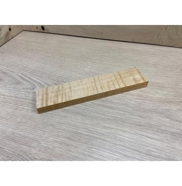 Клён Белый Явор, Волнистый заготовка для бриджа акустической гитары Радиал АА Волна АА 14х44х190 мм-0