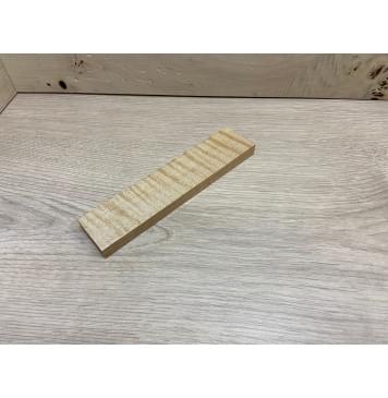 Клён Белый Явор, Волнистый заготовка для бриджа акустической гитары Радиал АА Волна АА 14х44х190 мм-3