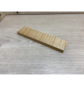 Клён белый Явор, Волнистый заготовка для бриджа акустической гитары Радиал АА Волна АА 14х44х190 мм-0