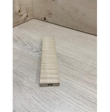 Клён Белый Явор, Волнистый заготовка для бриджа акустической гитары Радиал АА Волна АА 15х44х190 мм-4