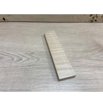 Клён Белый Явор, Волнистый заготовка для бриджа акустической гитары Радиал АА Волна АА 15х44х190 мм-2