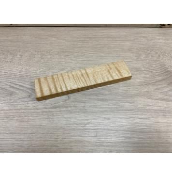 Клён Белый Явор, Волнистый заготовка для бриджа акустической гитары Радиал АА Волна АА 15х44х190 мм-3