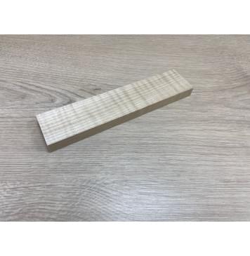 Клён Белый Явор, Волнистый заготовка для бриджа акустической гитары Радиал АА Волна АА 14х44х190 мм-1