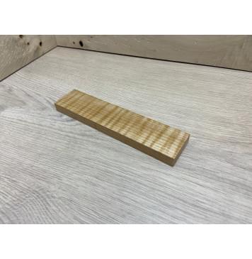 Клён Белый Явор, Волнистый заготовка для бриджа акустической гитары Радиал АА Волна АА 14х44х190 мм-0