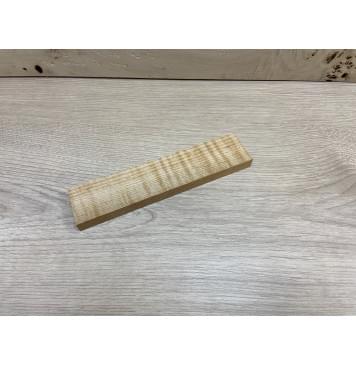 Клён Белый Явор, Волнистый заготовка для бриджа акустической гитары Радиал АА Волна АА 14х44х190 мм-3