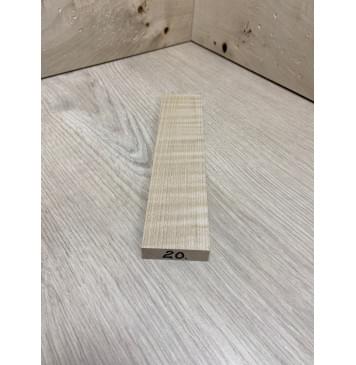 Клён белый Явор, Волнистый заготовка для бриджа акустической гитары Радиал АА Волна АА 14х44х190 мм-2