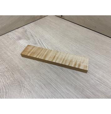 Клён белый Явор, Волнистый заготовка для бриджа акустической гитары Радиал АА Волна АА 14х44х190 мм-0