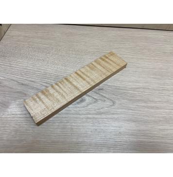 Клён белый Явор, Волнистый заготовка для бриджа акустической гитары Радиал АА Волна АА 14х44х190 мм-3