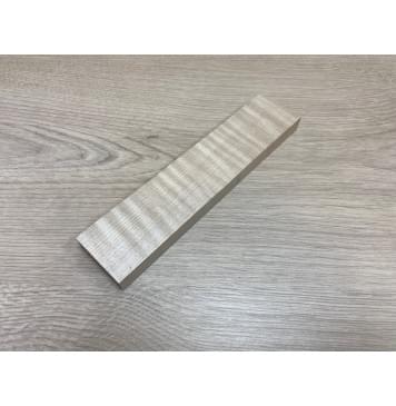 Клён Белый Явор, Волнистый заготовка для бриджа акустической гитары Радиал АА Волна АА 15х44х190 мм-1