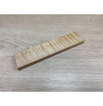 Клён Белый Явор, Волнистый заготовка для бриджа акустической гитары Радиал АА Волна АА 15х44х190 мм-0